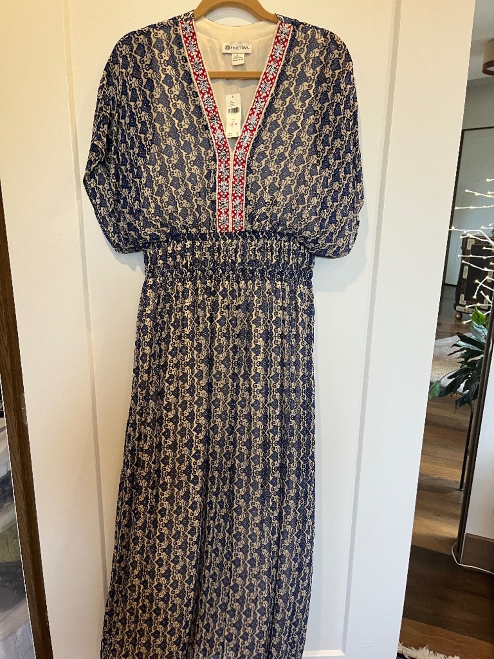 Beautiful never worn Anthropology full length dress